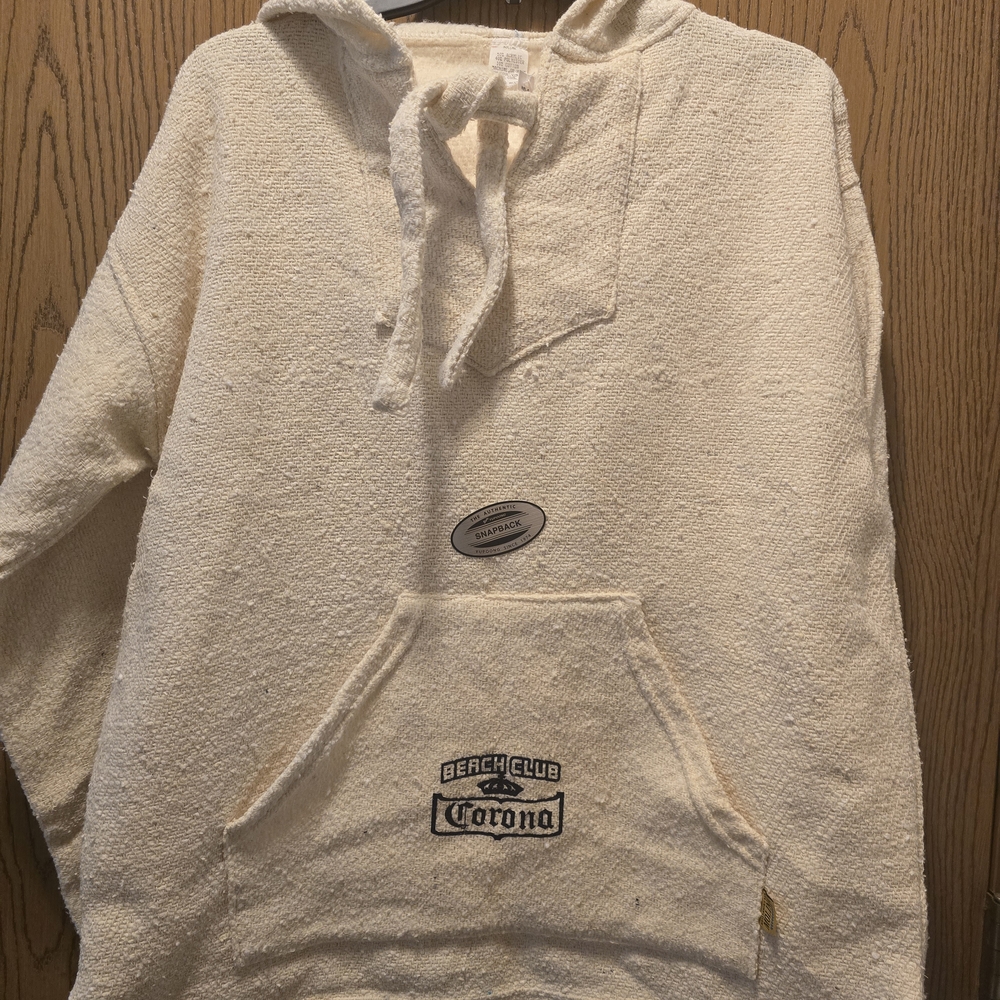 NEW Corona Beach Club Men's Cream Sweater - Picture 5 of 10